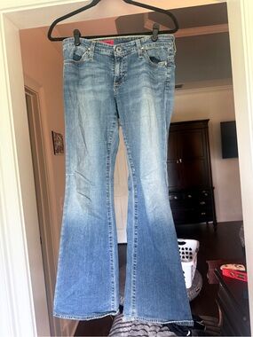 Ag Adriano Goldschmied Light Blue Flare Jeans